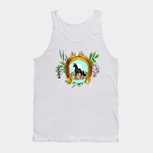 Horse and Horseshoe Tank Top